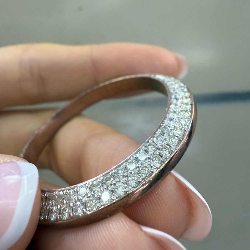 Elegant Silver and Gold Women's Bangle
